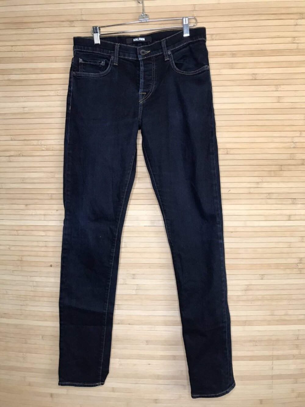 Baldwin the 76 slim skinny jeans dark indigo sz 31 x 32